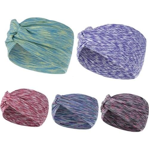 New Cross Hairbands Youga Headbands for Women Girls Knot Headband Yoga Turban Headwrap Bandage Headwear Hair Accessories