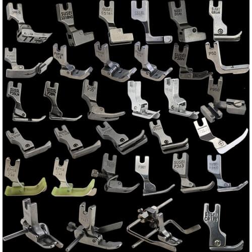 11pcs Industrial Sewing Machine Foots Hemmer Presser Foots Blind Stitch Piping Zigzag Zipper Foot Industrial Needle Presser Foot