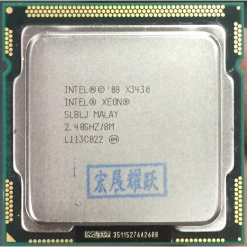 Intel Xeon Processor X3430 (8M Cache, 2.40 GHz) LGA1156 Desktop CPU 100% working properly Desktop Processor
