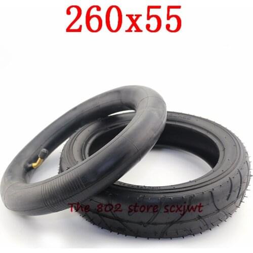 Size 260x55 tyre&inner tube fits Children tricycle, baby trolley, folding baby cart, electric scooter, childrens bicycle tire