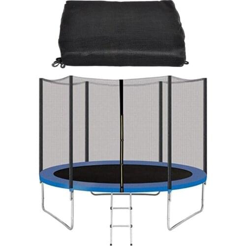 Replacement Round Trampoline Protection Safety Net Enclosure Surround Black Mesh N58B