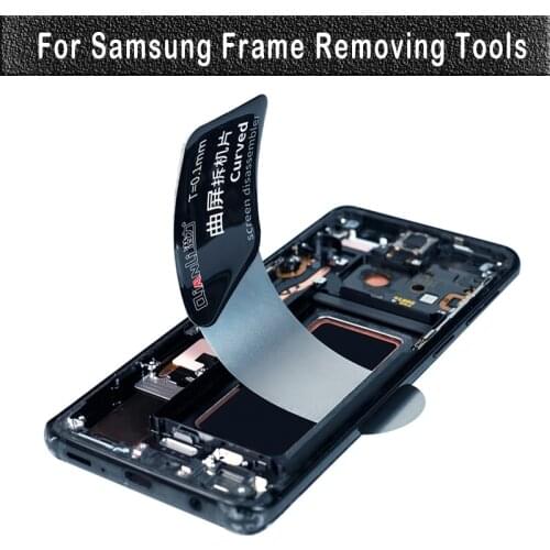 Curved Screen Phone Repair Ultra Thin Spring Steel Opening Tool for Samsung Curved LCD Screen Disassemble Hand Tools