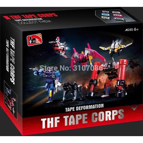 G1 THF Transformation Soundwave Six Tape Troop - Mindwipe Rumble Frenzy Ravage Laserbeak Buzzsaw Limit KO Figure Robot Toys