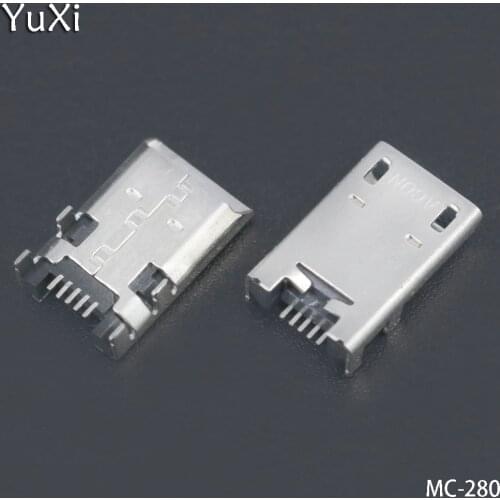 YuXi 2pcs/lot Micro mini USB Jack socket for Asus MeMO K005 K00A K00Y T100TA DC Charging Port Connector dock plug repair