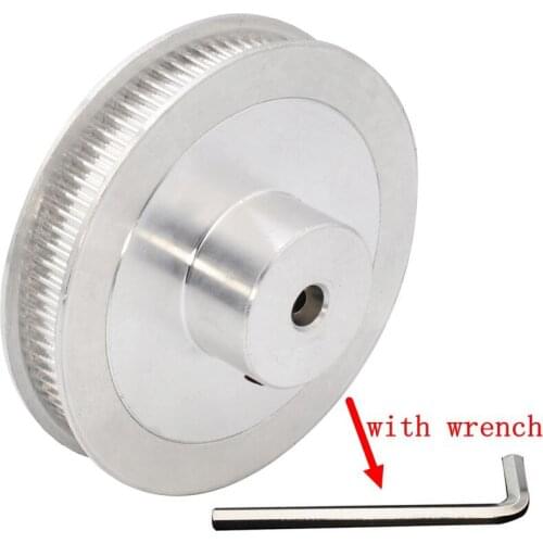 3d Printer 80 Teeth 2GT Timing Pulley Bore 5mm for GT2 Open Synchronous Belt Width 6mm 80Teeth 80T Synchronous Pulley