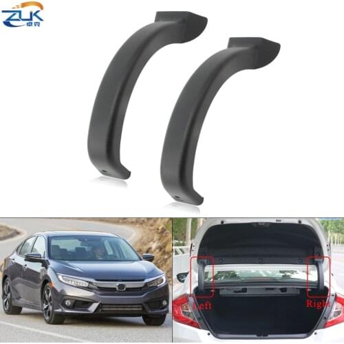 ZUK Car Accessories Tail Gate Rear Door Trunk Hinge Cover Garnish Trim For HODNA CIVIC 2016 2017 2018 2019 2020 Genuine Quality