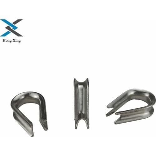 10pcs 304 Stainless Steel M1.5 to M8 Silver Cable Wire Rope Thimbles Rigging Hardware