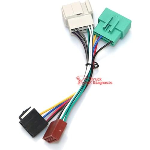 12-038 ISO RADIO ADAPTER CABLE FOR-VOLVO S40,V40,S70,V70 2000+;S60 2001+;S80 1998+ Car Stereo Radio ISO Wire Cable ISO Wiring