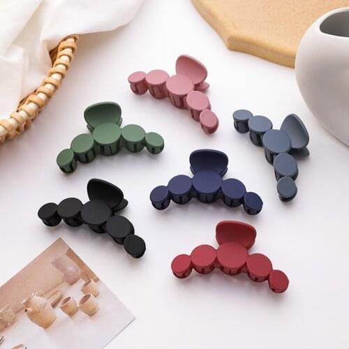 2020 New Sweet Simple Cute Retro Cute Scrub Peas Five-pointed Star Large Hair Claw for Women Fashion Hair Accessories Wholesale