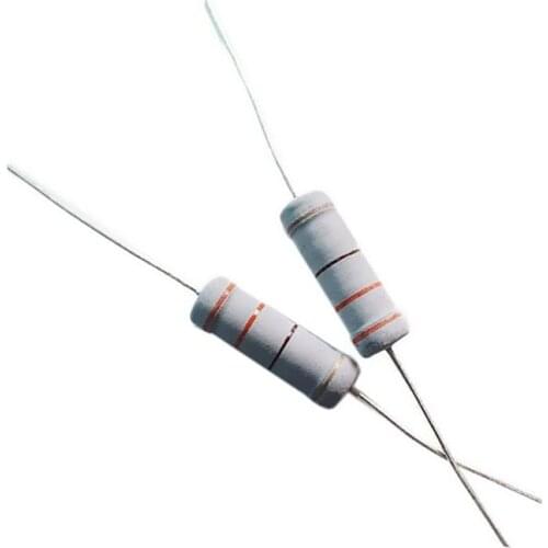 50PCS 2W 5% Carbon Film Resistor 0.1 0.5 1 4.7 10 47 470 560 750 120K 200K 510K 820K ohm Resistance Carbon Film 0.1R - 820K ohm