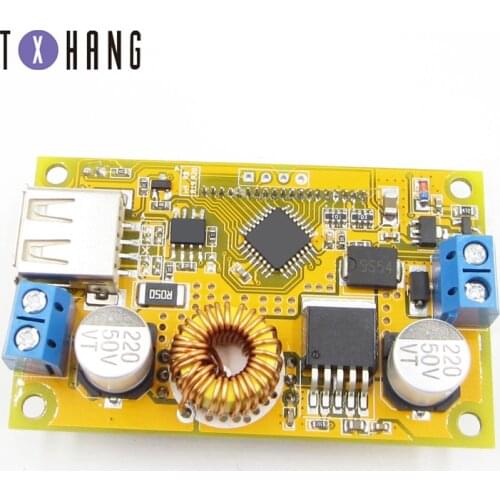 5A Adjustable CC CV LCD Display Step Down Charge Module Panel LED Driver Power A adjustable power supply buck diy electronics