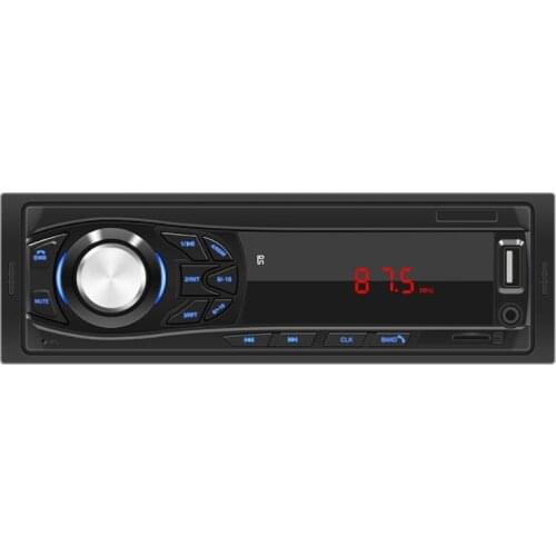 Car Rca music player TF card FM USB wireless AUX input car truck wireless FM car player FM radio