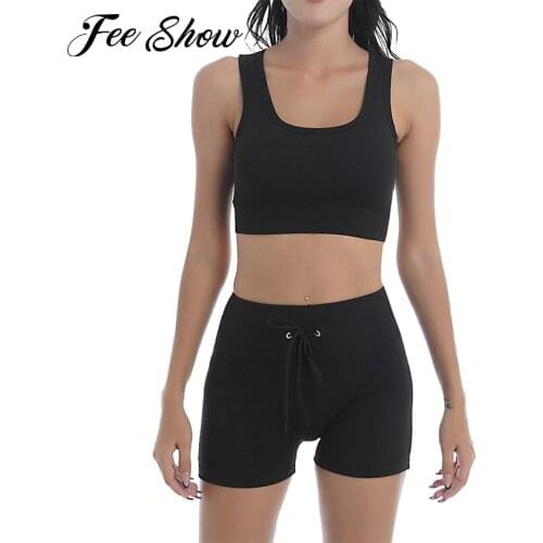 Seamless Women Yoga Set Workout Clothing Skinny Sport Outfits Sportswear Gym Pads Crop Top High Waist Running Shorts Sports Set