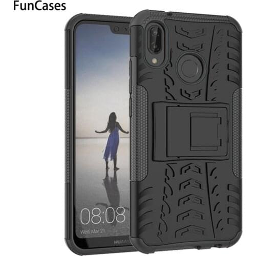 For Huawei P20 Lite case Hybrid Armor Hard Texture Design Protective Case For P10 Lite Cover With Shockproof Function Huawey