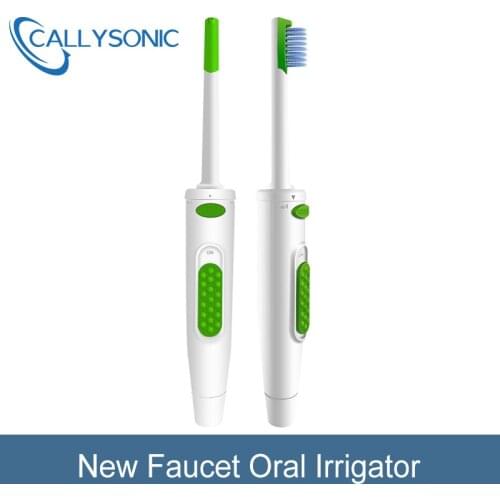 CALLYSONIC New Faucet Oral Irrigator Portable Teeth Cleaner Dental Water Flosser Pressure Adjustable Water Pick Jet Flossing