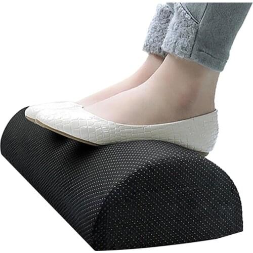 Comfort Foot Rest Pillow Cushion Memory Foam Under Office Desk Half Cylinder Home Foot Relax Pain Relief Relaxing Cushion Pad