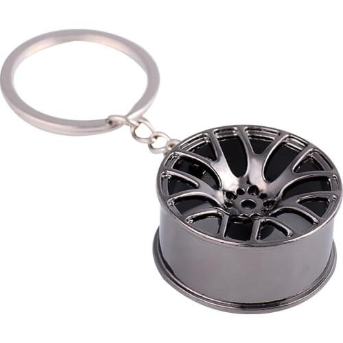 Creative Gifts Wheel Rim Key chain Hot SALE High Quality metal Keychain Car Key Chain Key Ring wheel hub Key ring