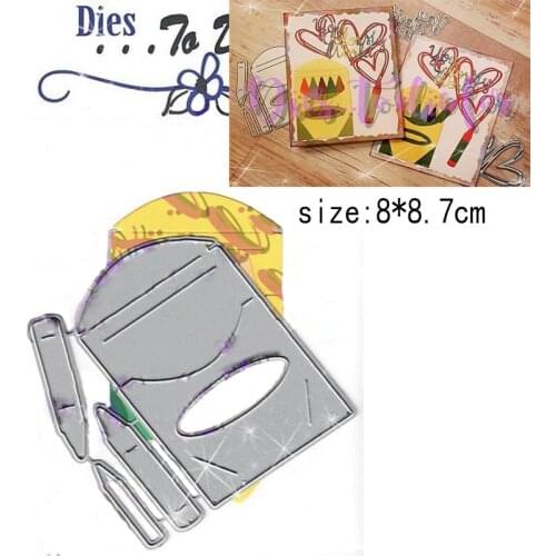 Envelope,brush,sketch pen Metal Cutting Dies for DIY Scrapbooking Photo Album Decorative Embossing DIY Paper Cards Cutting Molds