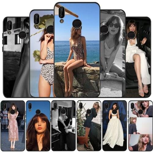 Dakota Johnson Soft Silicone black Phone Case For Huawei P9 P10 P20 P30 P40 lite P20 P30 P40 pro Y9 Y6 P smart 2019