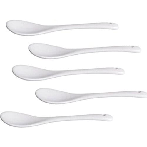 Set of 5 Ceramic Spoon Teaspoon Spoon Jam Honey
