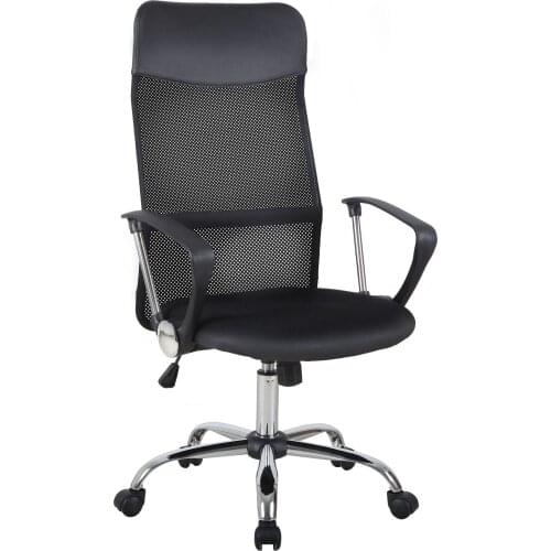 HOMCOM Office chair Ergonomica Armchair desktop Mesh head supports Pu mechanism Inclination respaldo High