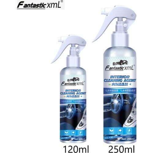 Car Interior Plastic Parts Retreading Agent Ceiling Cleaner Leather Flannel Woven Fabric Water-free Auto Roof Cleaning Tool