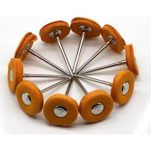 20ps Cloth Buffing Polishing Wheel Diameter 22mm Brush For Dremel