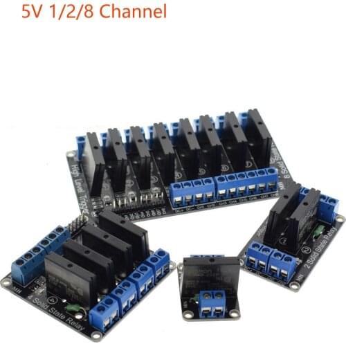 5V Relay Solid State Relay Module 1 2 4 8 Channel 240V 2A For Arduino