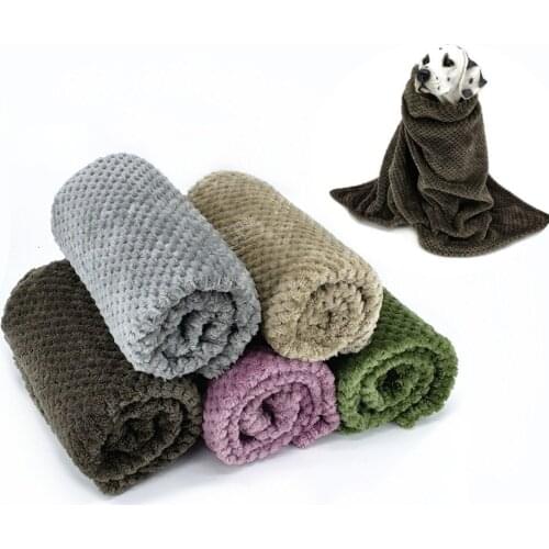 Super Comfy Dog Blanket Pet Blanket Velvet Plush Fleece Material Various Color and Sizes for Small Medium Large Dogs