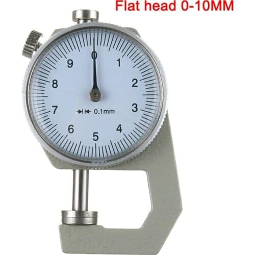0-10mm Dial Thickness Gauge Leather Paper Thickness Meter Tester For Leather Flim Paper