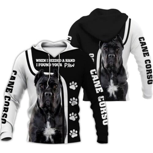 CANE CORSO 3D All Over Printed Hoodie Men/Women Harajuku Fashion Hooded Sweatshirt Autumn Unisex hoodies Drop ship H-0388