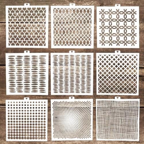 13 cm DIY Craft Layering Candy Background Stencil For Wall Painting Scrapbooking Stamping Album Decorative Embossing Paper Cards