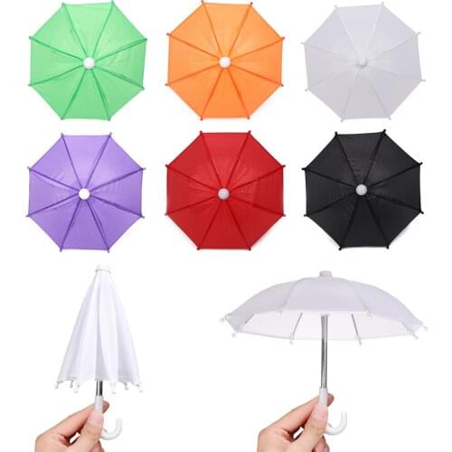 1PCS Baby Doll Rain Gear Toy Umbrella Mini Umbrella Doll Accessories Children Multicolor Toy Clothing Decoration