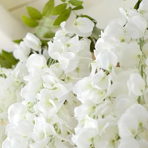 1Pc Artificial Plant Wall Hanging Flower Vines Wedding Party Garden Home Decor