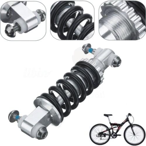 450LBS/in Bicycle Rear Shocks Suspension Bumper Bike Frame Spring Shock Damper Absorber On For MTB Folding Bike 125mm