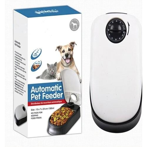 Automatic Pet Feeder Dog Timing Feeder Pet Dry Food Dispenser Dish Bowl Feed Bowl 48 Hours Timer for Dog Cat Puppy Pet