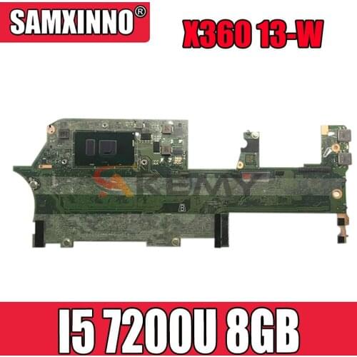 DA0X31MBAF0 907560-601 916787-601 for HP Spectre 13-W X360 13-W010CA 13-W Laptop motherboard CPU I5 7200U 8GB 100% test