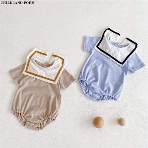 Baby Romper Summer Newborn Infant Baby Clothes Boys Girls Romper Short Sleeve Cotton Baby Jumpsuit Playsuit Toddler Boys Clothes