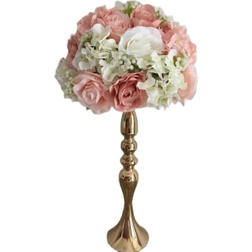 TONGFENG 10PCS/lot Artificial silk rose flowers wedding table centerpiece flowers ball Flower wall wedding backdrop decorations