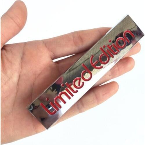 Universally Motorcycle Limited Edition Emblem Badge Metal Sticker For Suzuki Honda Kawasaki Yamaha Volkswagen Golf Car Stickers