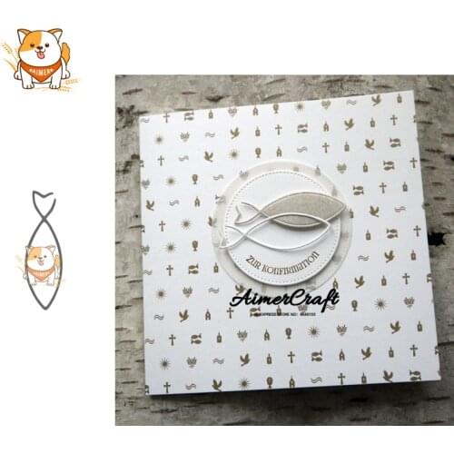 Lovely Fish Metal Cutting Dies Scrapbooking Stencil For DIY Paper Card Decorative Embossing Die Cut Craft Dies New 2019