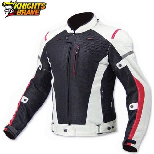 Motorcycle Jacket Protective Gear Men Motorcycle Clothing Summer Breathable Mesh Motocross Off-Road Racing Jacket Chaqueta Moto