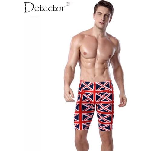 Detector Mens Swimming Trunks Beach Shorts Tights Shorts Mens Short Swim Surfing Swimwear Men Swimsuit