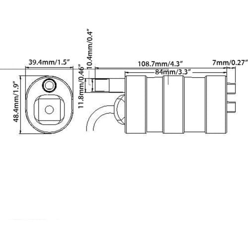 Solar Pump Brushless Submersible Water Pump DC 12V 5M Lift Pond Rockery Garden Fountain Boat 1000L/H