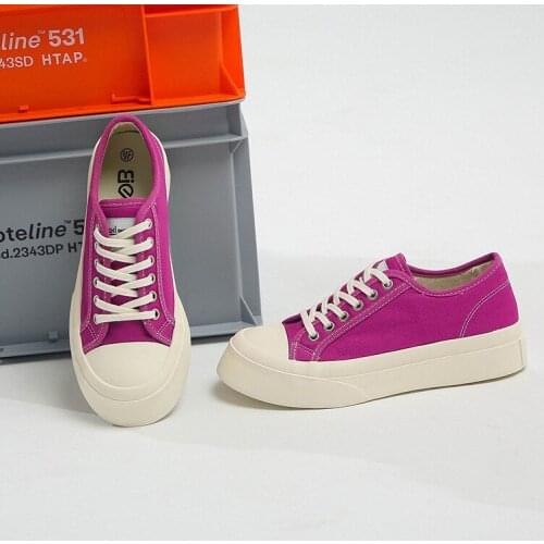 New muffin shoes students a hundred thick-bottomed canvas shoes womens Japanese department to increase the height of horseshoe