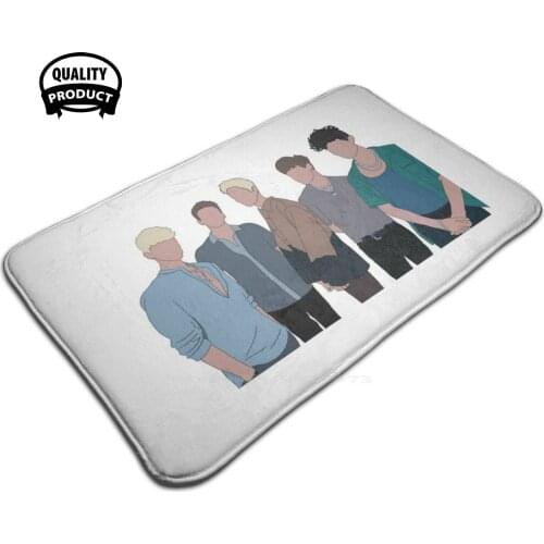 Original Why Don'T We 3D Soft Non-Slip Mat Rug Carpet Foot Pad Daniel Seavey Corbyn Besson Why Dont We Zach Herron Jonah Marais