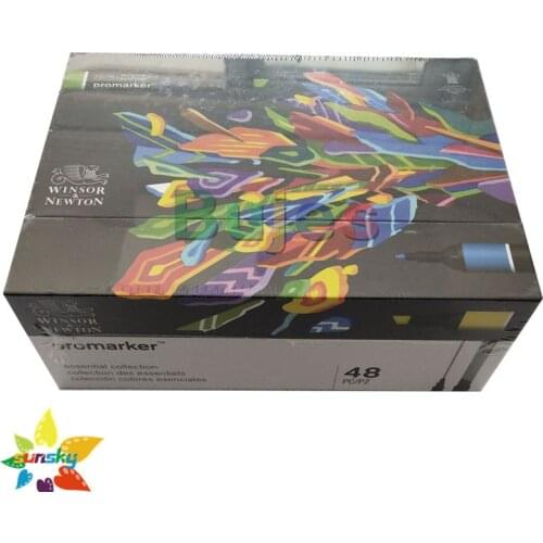 UK Original Winsor & Newton Promarker Brush art set 48 96 pack Alcohol Marker Pens Artist Design Pro Marker metallic marker