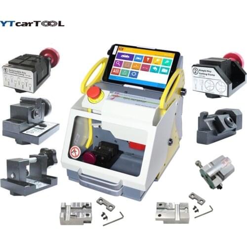 Full Clamp SEC-E9 key cutting machine Modern Car Key Making Machine Professional Key Copy Machine with CE Approved Update Online