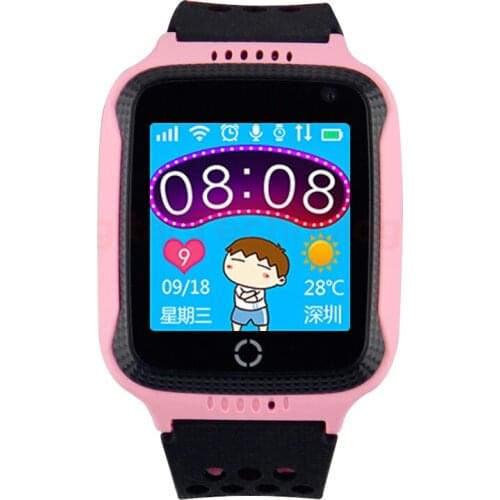 GPS Tracker Q528 GPS Smart Watch With Flashlight Baby Watch Touch Screen SOS Call Location Device Tracker for Kid Safe Anti-Lost