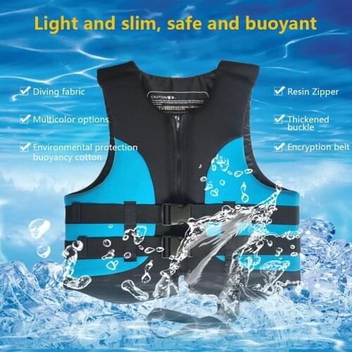 Fishing Life Jacket Swimming Life Jacket Waterpark Travel ADULT Child Convenient Adjustable Protection Surfing Water Rubber